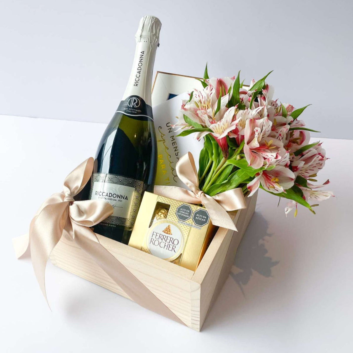 Pack Riccadonna con Flores & Foto Personalizada