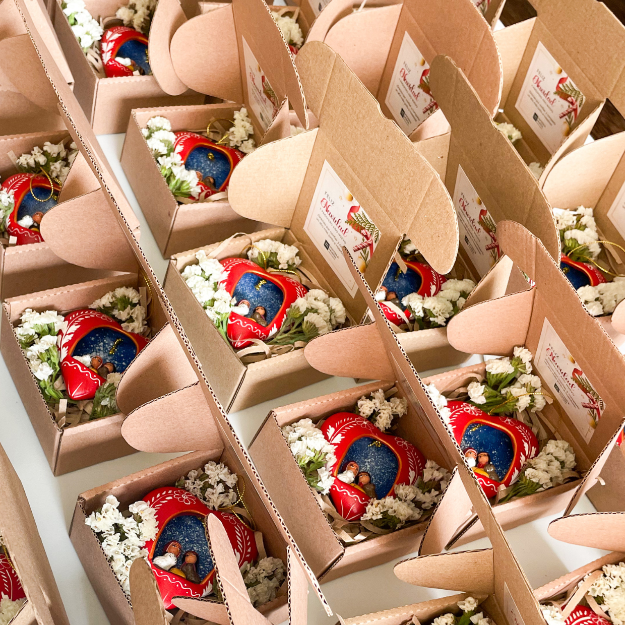 Adorno de Navidad: Corazón de Cerámica