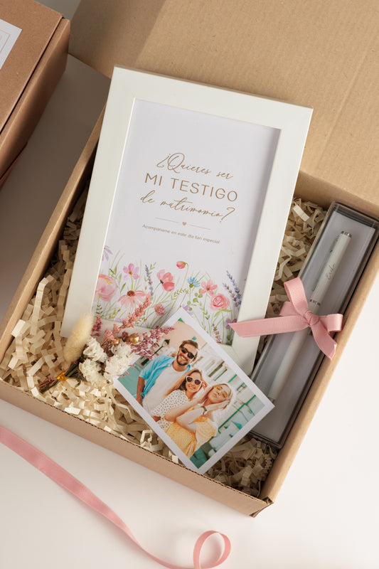 Box Nuria: Foto & Lapicero Personalizado