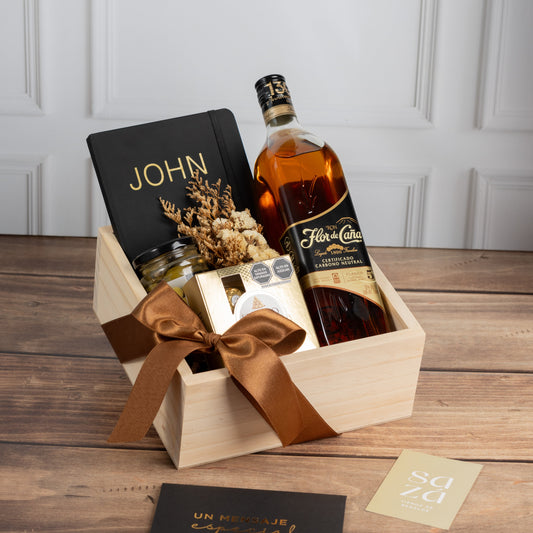 Ron Box: Bombones & Libreta Personalizada