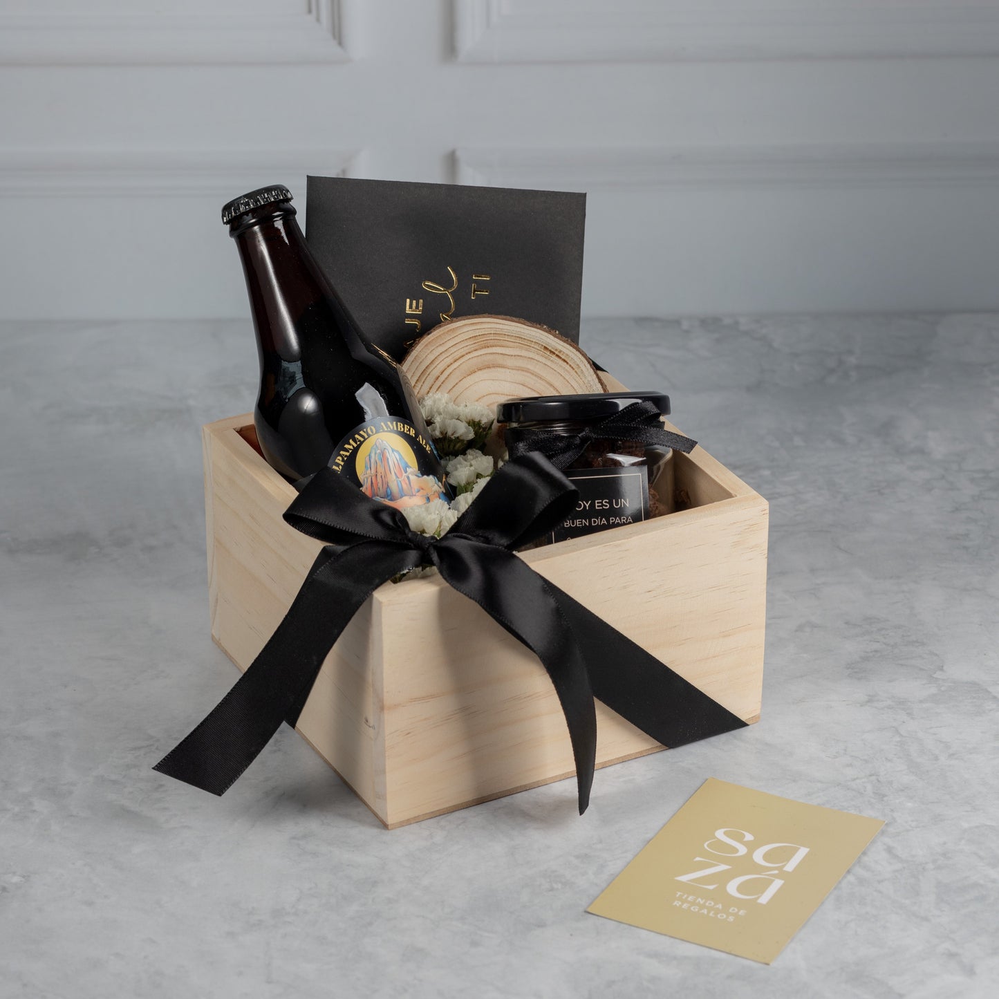 Pack Cervecero con Posavasos & Brownies