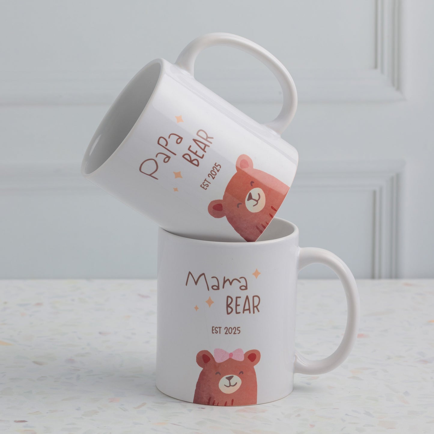 Set Papá & Mamá: Body de Algodón & Taza Personalizadas