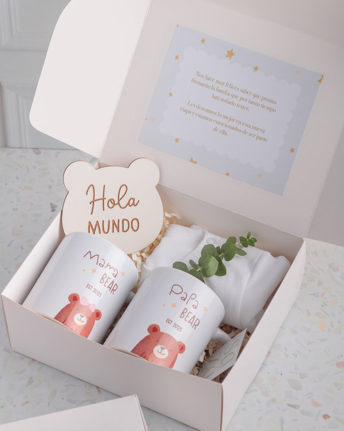 Set Papá & Mamá: Body de Algodón & Taza Personalizadas