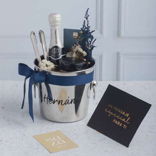 Pack Celebración con Hielera Personalizada