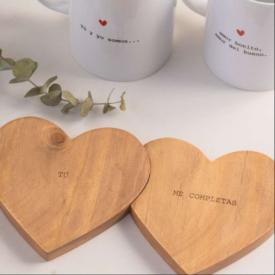 Set Amor Completo: Tazas Personalizadas & Brownies