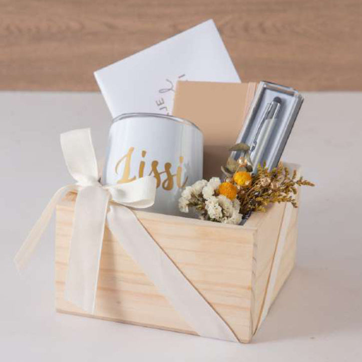 Set Oficina con Libreta & Cup Térmico Personalizados