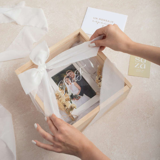 Pack Novios con Copas & Fotos Personalizadas