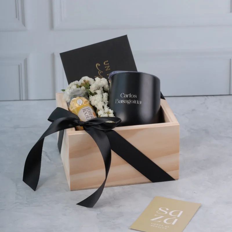 Black Box: Bombones & Vaso Térmico Personalizado