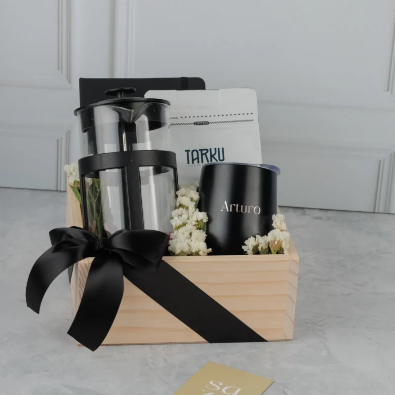 Cafetero Black: Vaso Térmico Personalizado & Cafetera