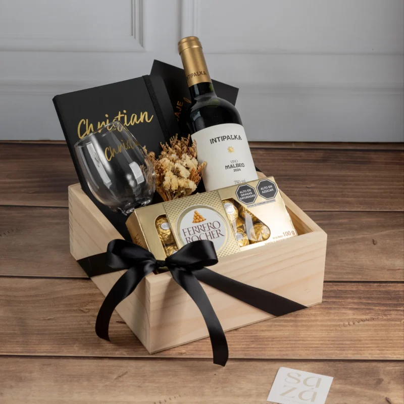 Mr. Elegant: Ferrero Rocher con Libreta & Copa Personalizadas