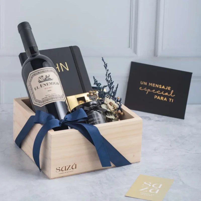 The Boss: Vino, Brownies & Libreta Personalizada
