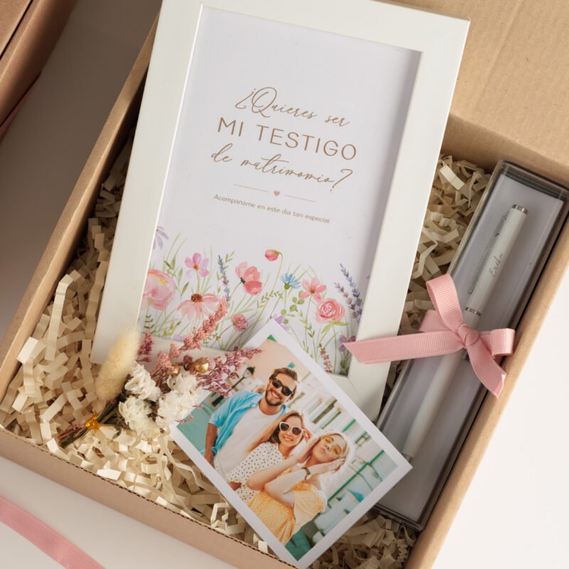Box Nuria: Foto & Lapicero Personalizado